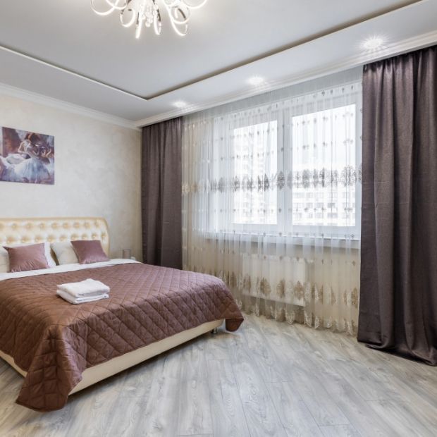 Фотографии квартиры 
            Апартаменты Модерн с просторной кухней