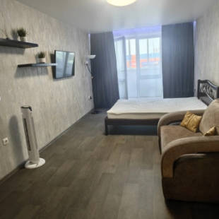 Фотография квартиры Квартира студия на Строителей с видом на ТЦ Планета