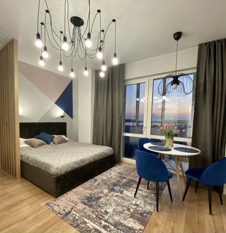Фотография квартиры Апартаменты Синяя Студия с Панорамным Окном