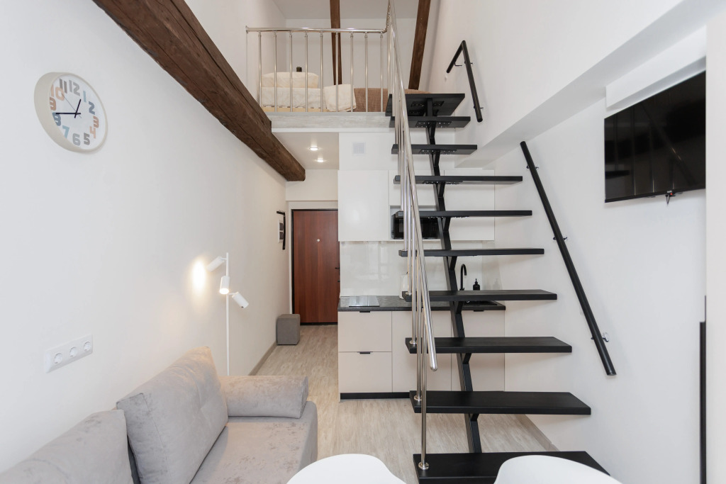 Фотография квартиры Апартаменты Сутки-Дом - Лестница 4