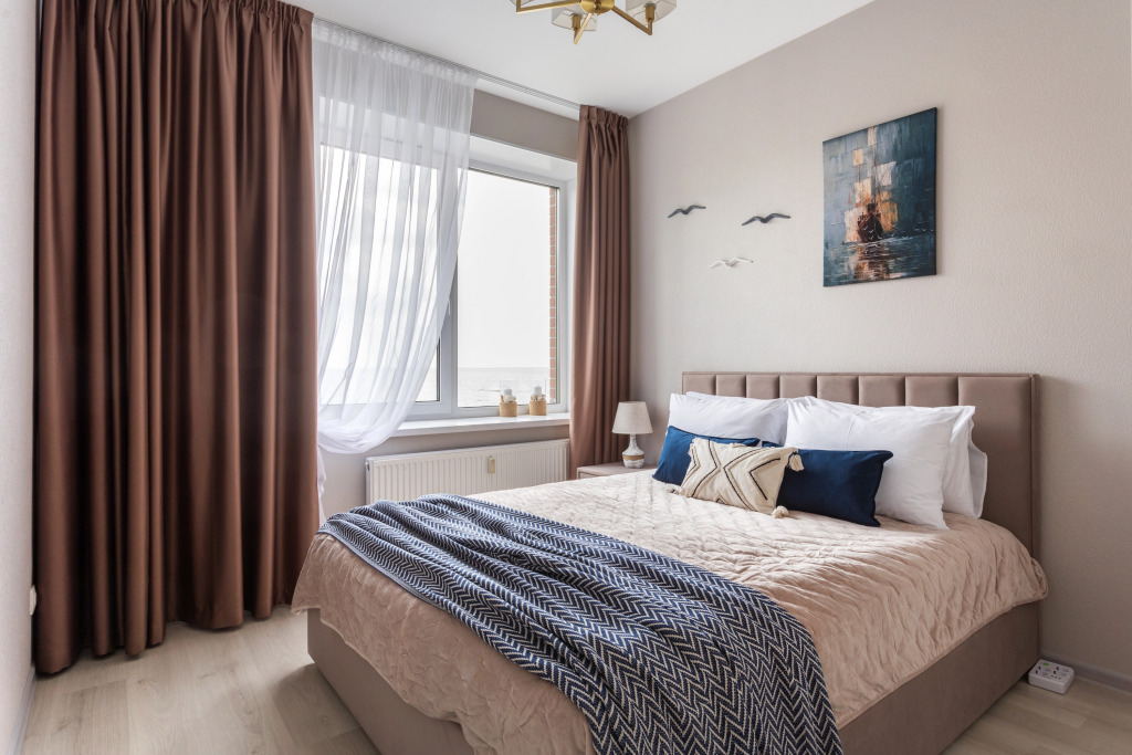 Фотография квартиры Апартаменты Prudius Apart в Кронштадте с видом на залив