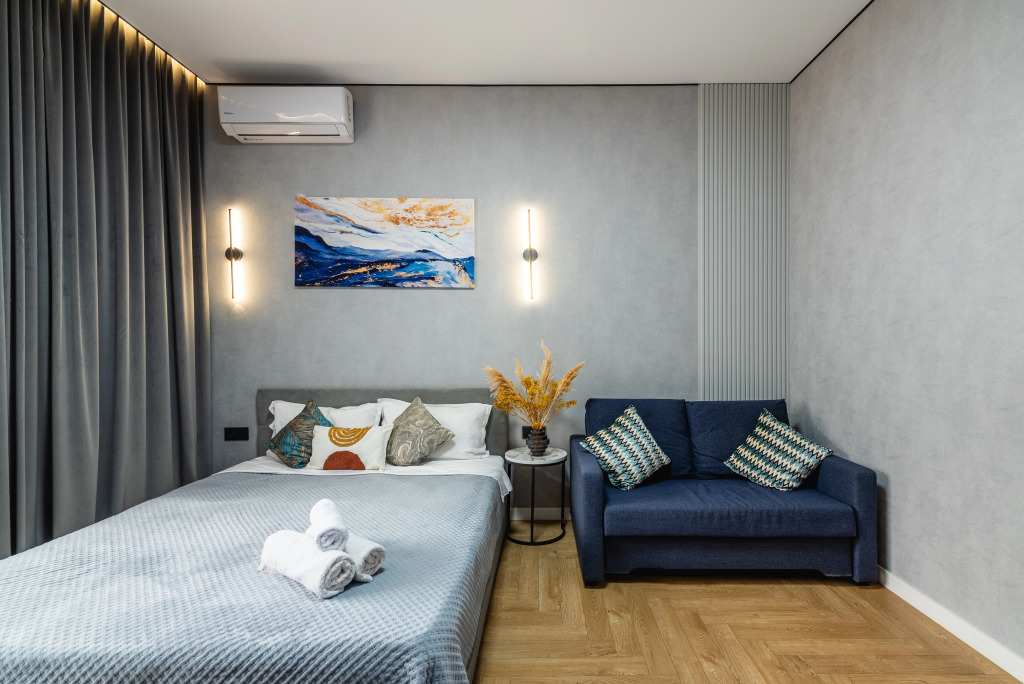 Фотография квартиры Апартаменты Меридиан Апартментс Сейфуллина 416 287