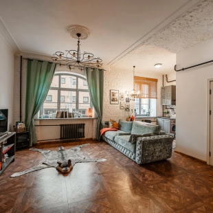 Фотография квартиры Апартаменты Студия с отдельной спальней в районе вокзала