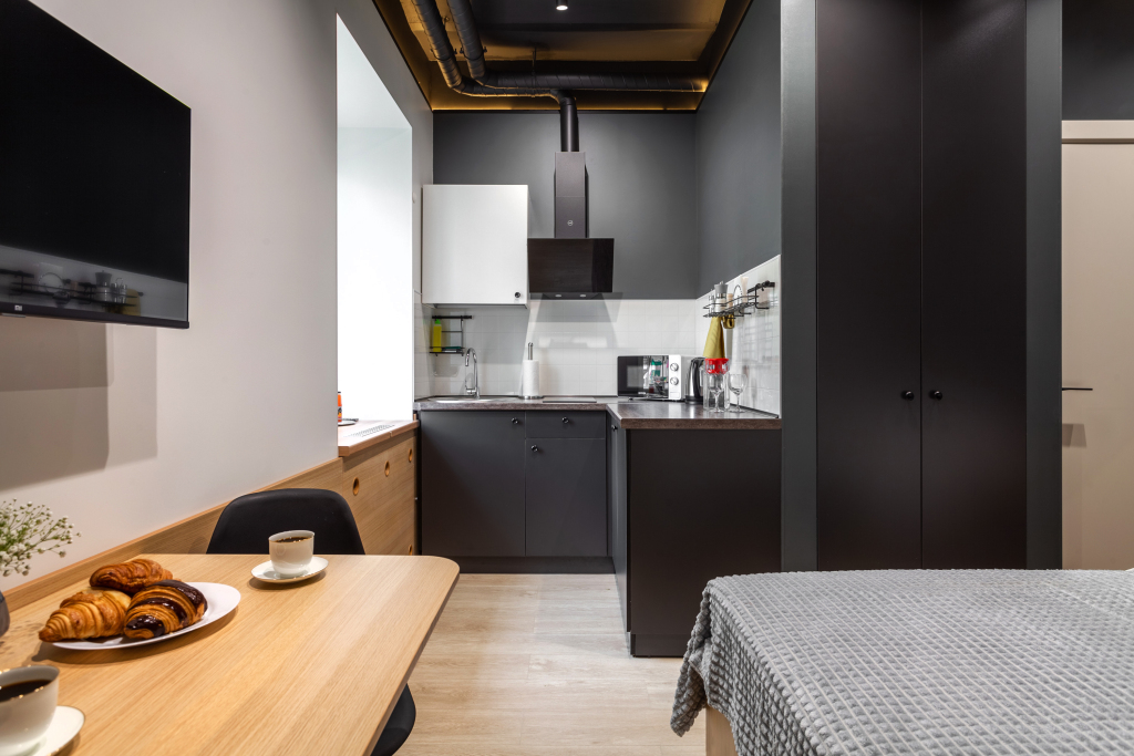 Фотография квартиры Апартаменты Happy Rooms Grey
