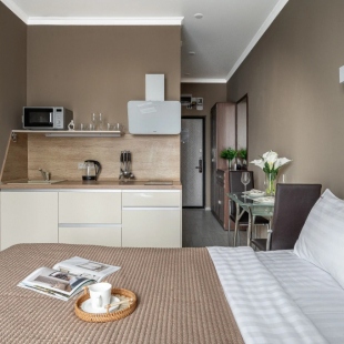 Фотография квартиры Апартаменты Red Apartments Арт Лайт Розен