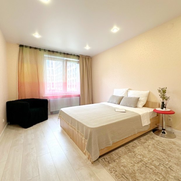 Фотографии квартиры 
            Апартаменты 2-к в ЖК Мой Ритм рядом с ТЦ Мега