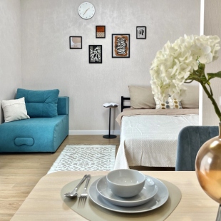 Фотография квартиры Квартира бирюзовая студия в Sердце города Перми