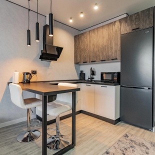 Фотография квартиры Квартира Нoвaя студия pacположена в ЖK Pиверсaйд Академ. В тихом зеленом дворе на берегу реки Миасс