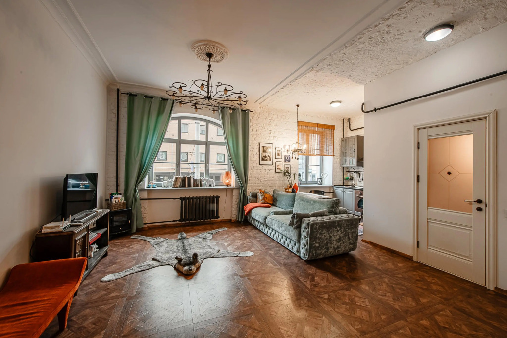 Фотография квартиры Апартаменты Студия с отдельной спальней в районе вокзала