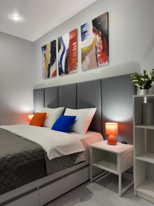 Фотографии квартиры 
            Апартаменты "Пижама": "Сочный"