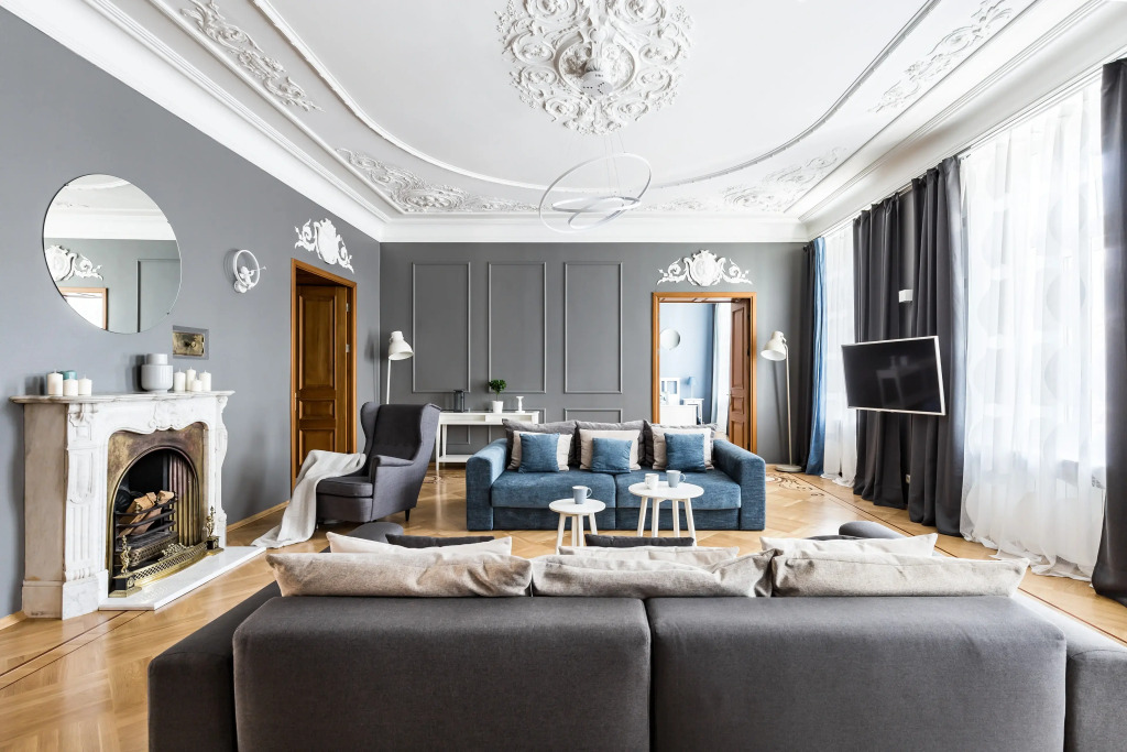 Фотография квартиры Апартаменты Avenue 180 кв.м с видом на Большую Конюшенную Улицу и Церковь Петра и Павла