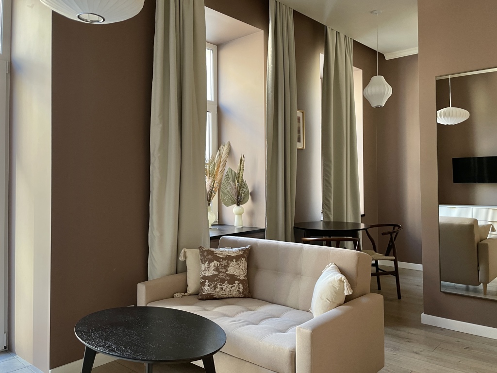 Фотография квартиры Апартаменты Mosaic на Тележной 29А Brown