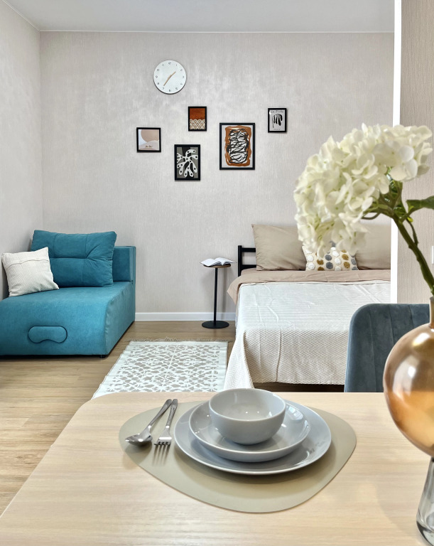 Фотография квартиры Квартира бирюзовая студия в Sердце города Перми