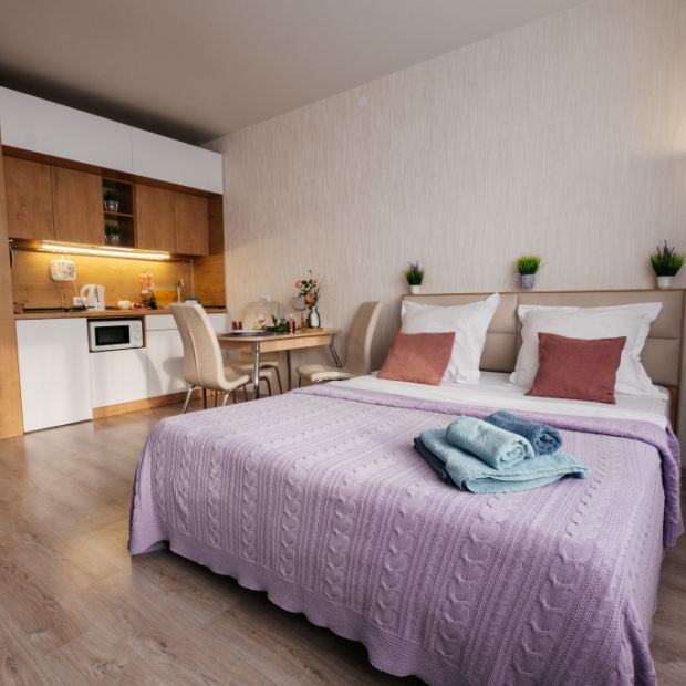 Фотографии квартиры
Квартира Уютная Студия в спальном районе