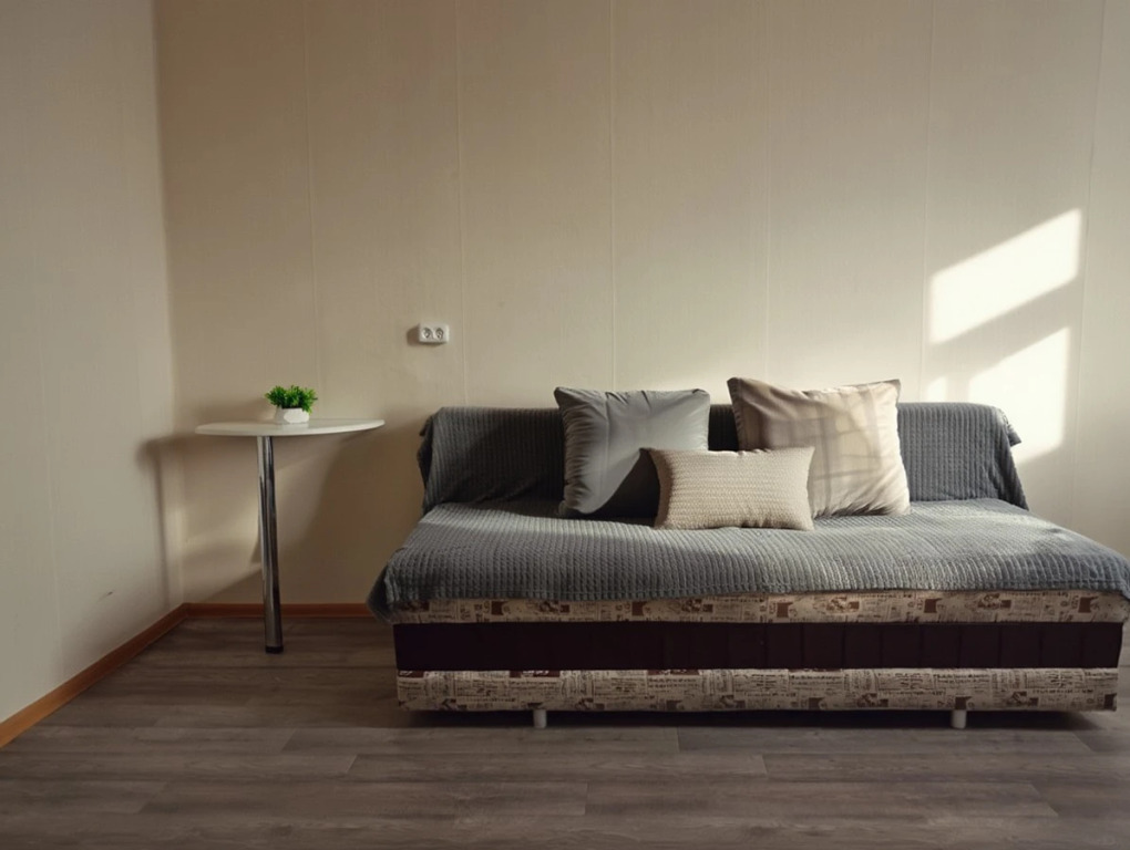 Фотография квартиры Квартира Тёплая Однокомнатная в Центре • Wi-Fi • Кровать+Диван