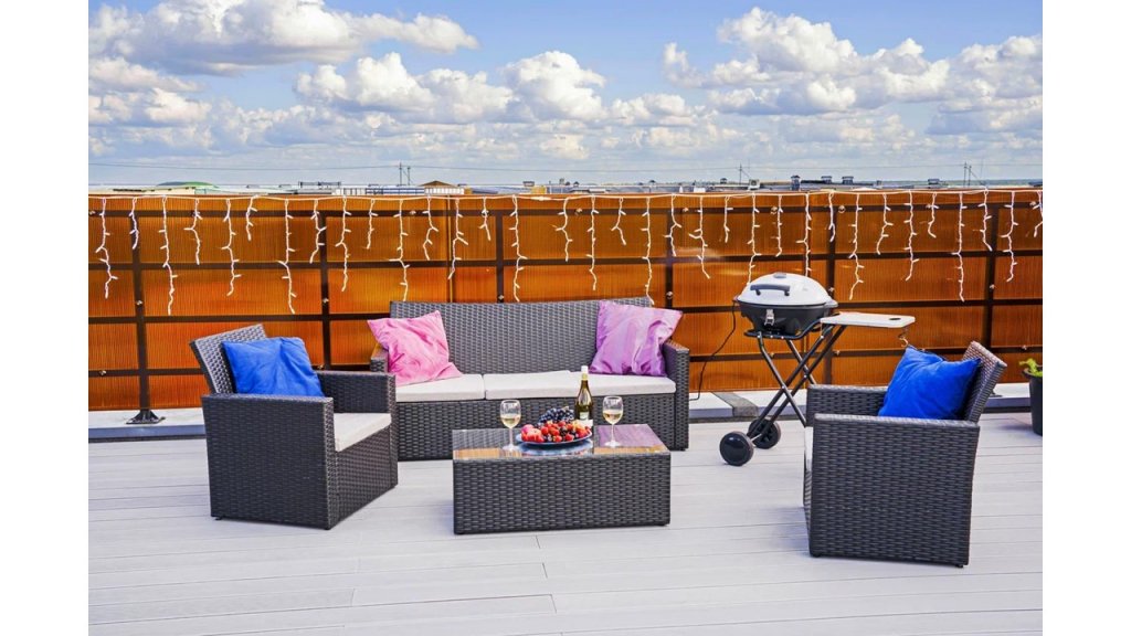 Фотография квартиры Апартаменты Стильная квартира с террасой на крыше в Пушкине