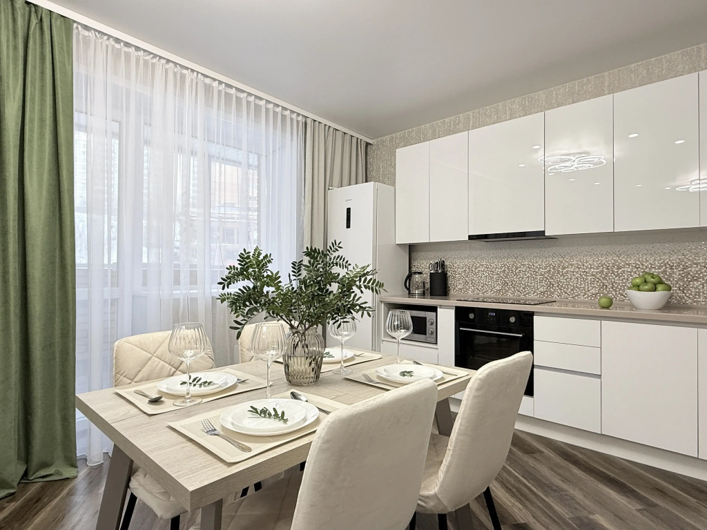 Фотография квартиры Апартаменты 2шка НА 7 ЧЕЛОВЕК У НОВОГО ЛДС СИБИРЬ-АРЕНА