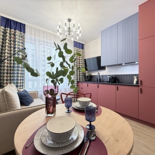 Фотография квартиры Апартаменты ЯРКИЙ ДИЗАЙН ПАНОРАМА НА РЕКУ ПРЯМО С КРОВАТИ