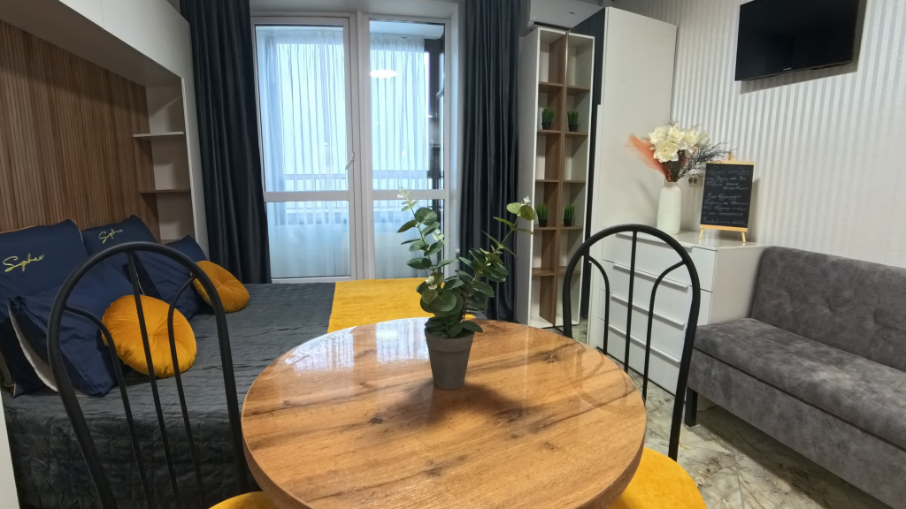 Фотография квартиры Квартира Новая Студия в Центральном Районе