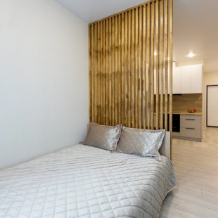 Фотография квартиры Апартаменты Жореса Алфёрова 14 в новом доме Свежая студия