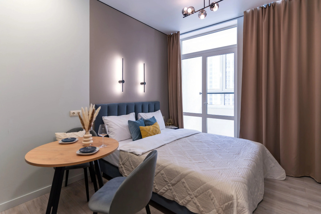 Фотография квартиры Апартаменты Stepanenkov для пары с балконом на Щорса 53 (2)