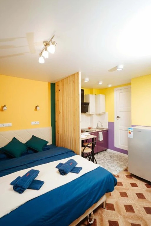 Фотография квартиры Апартаменты Студия Стандартная с Современным Ремонтом на Курчатова