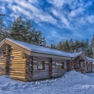 Фотография Коттеджа Коттедж Карелия Медвежка Комфорт с Видом на Озеро