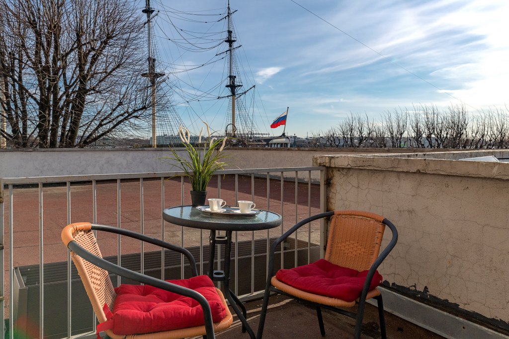 Фотография квартиры Апартаменты Sutki Rent с видом на Петропавловскую крепость