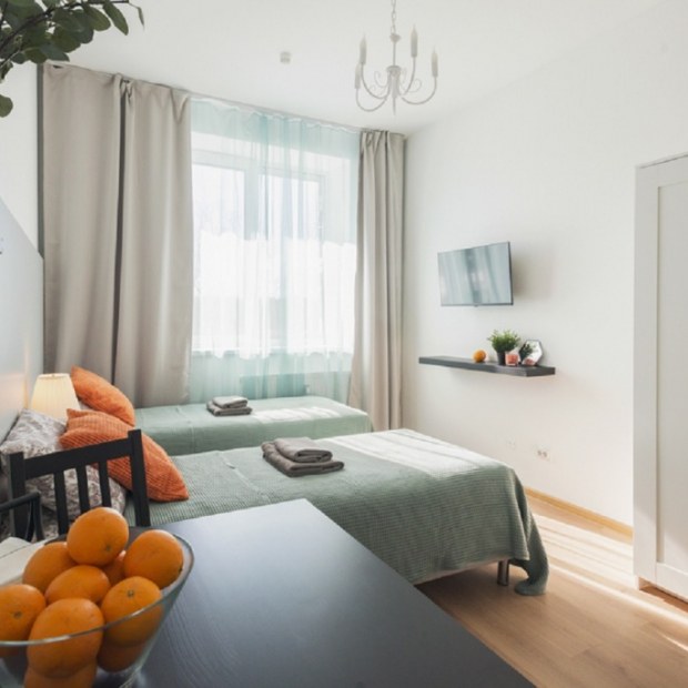 Фотографии квартиры 
            Студия Голубая в поселке Песочном