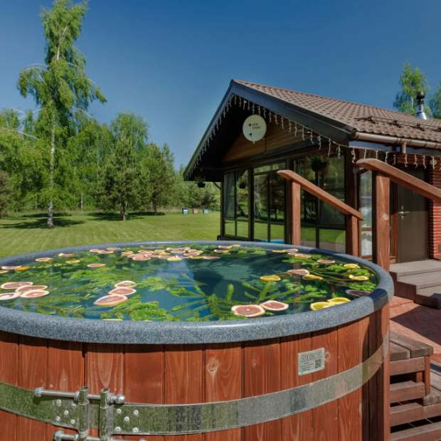 Фотографии Коттеджа 
            Шале Zarechye Баня Горячая купель