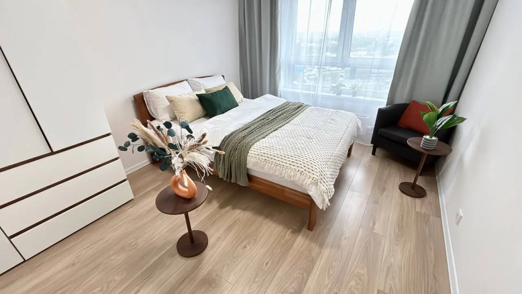 Фотография квартиры Квартира Просторная однокомнатная для 4х гостей