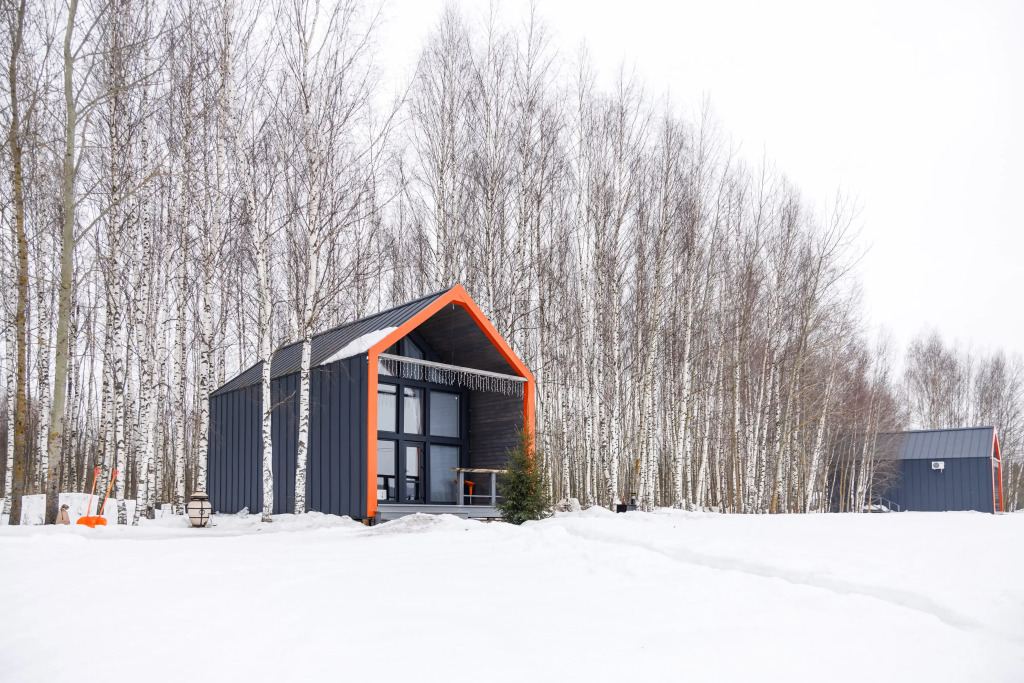 Фотография Коттеджа Частный дом с панорамными окнами - Дома у озера в Борщево