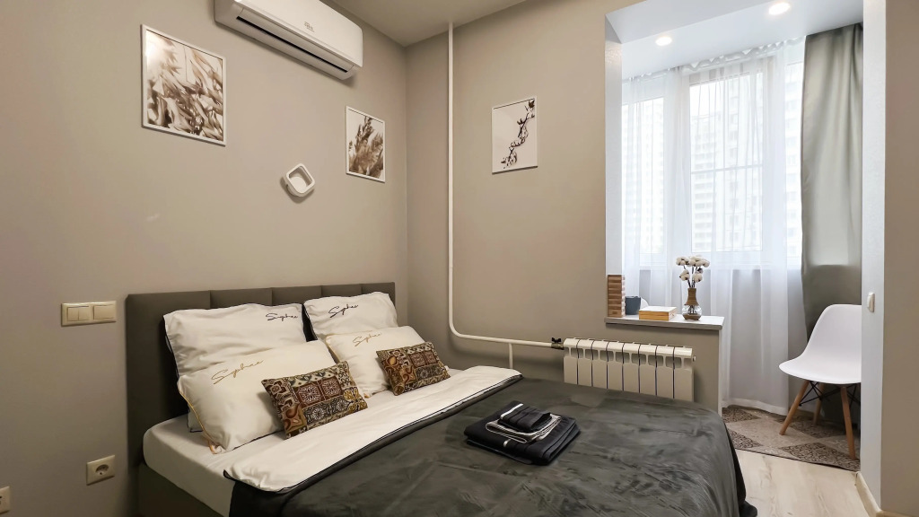 Фотография квартиры Апартаменты в серых тонах