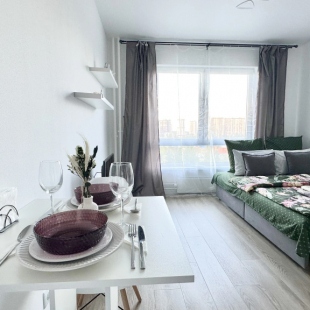 Фотография квартиры Апартаменты Истоман Two с видом на пруд