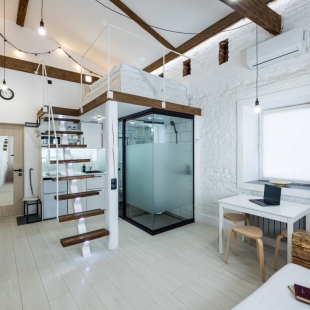 Фотография квартиры Апартаменты Лофт 1 Двухуровневые на Грузинской Улице 41А