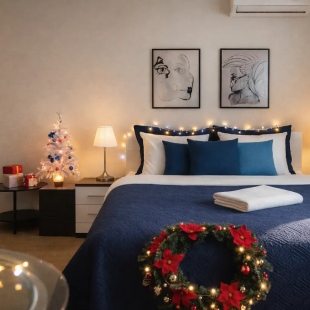 Фотография квартиры Апартамент Premium Aparts Большая тихая студия в ЖК Only рядом с метро и Москва Сити