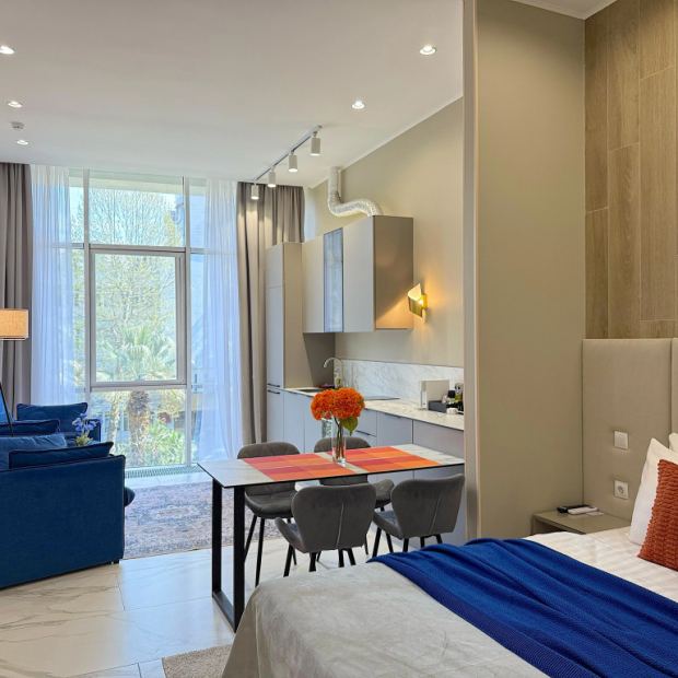 Фотографии квартиры 
            Апартаменты inSochi в самом центре Сочи на Навагинской N310