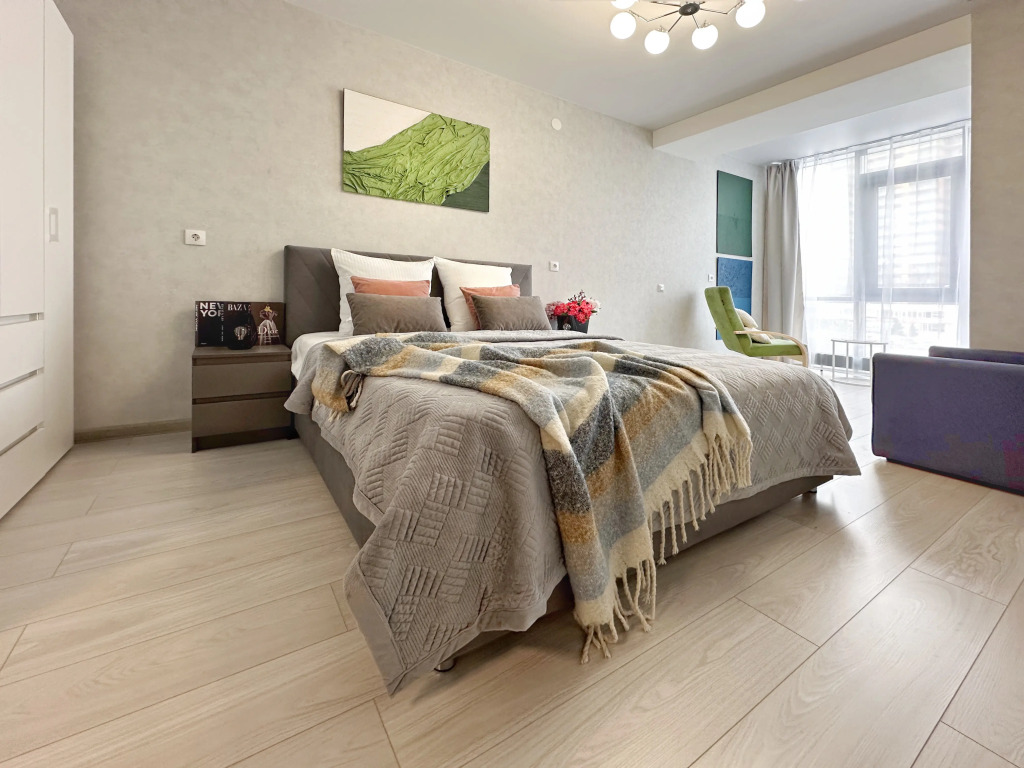 Фотография квартиры Апартаменты Современные Люкс с Сауной Авиаторов д.34