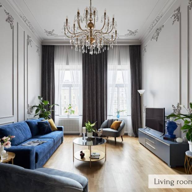 Фотографии квартиры 
            Minin Apartments с видом на Фонтанку 130м²