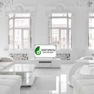 Фотография квартиры Апартаменты Двухъярусные Белоснежные на Невском 96