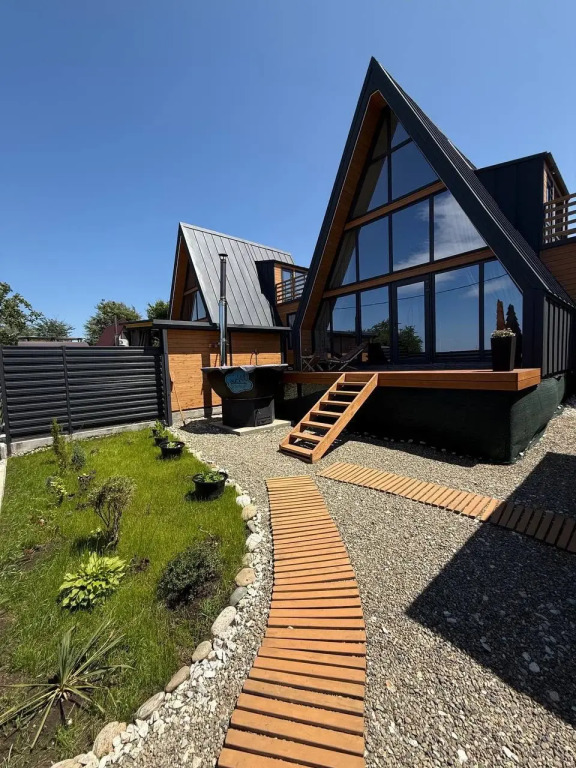 Фотография Коттеджа Частный Дом A-Frame. Ultramarine. Las Nubes Village