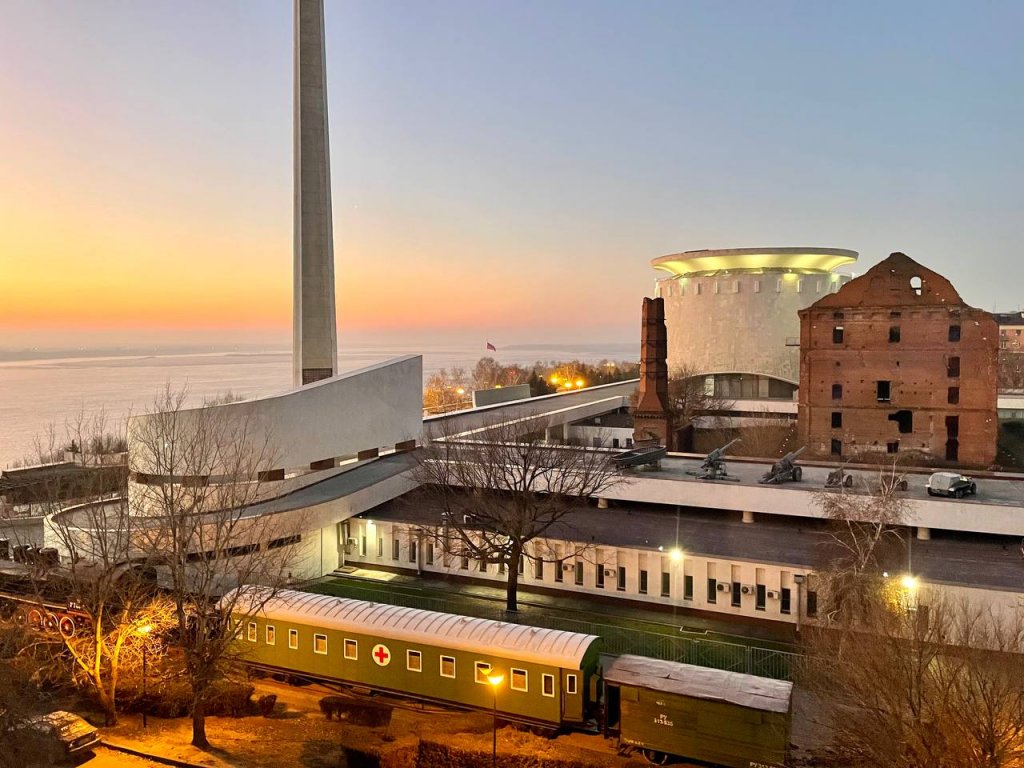 Фотография квартиры Апартаменты Лофт с видом на музей-Панораму и Волгу