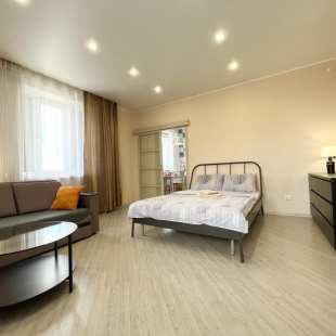 Фотография квартиры Апартаменты Однокомнатные на Переулке Хрустальном 27 на 17 этаже