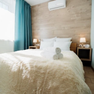 Фотография квартиры Апартаменты Однокомнатные с Отдельной спальней на Переулке Хрустальном 27 на 9 этаже