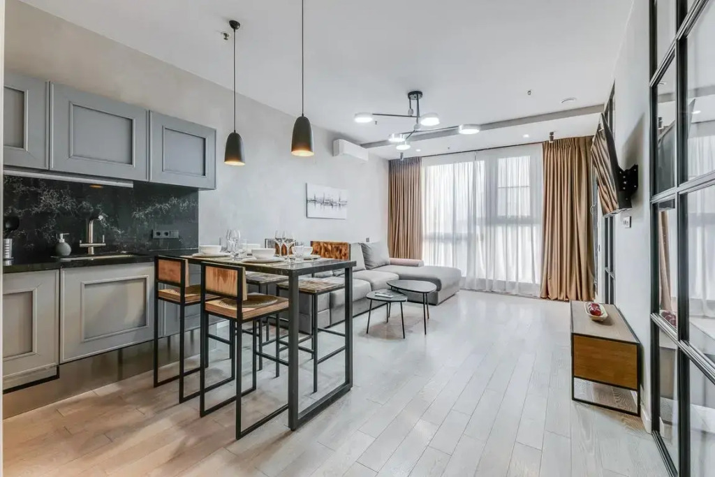 Фотография квартиры Апартаменты Двухкомнатные Премиум с Красивым Видом Business Apartments
