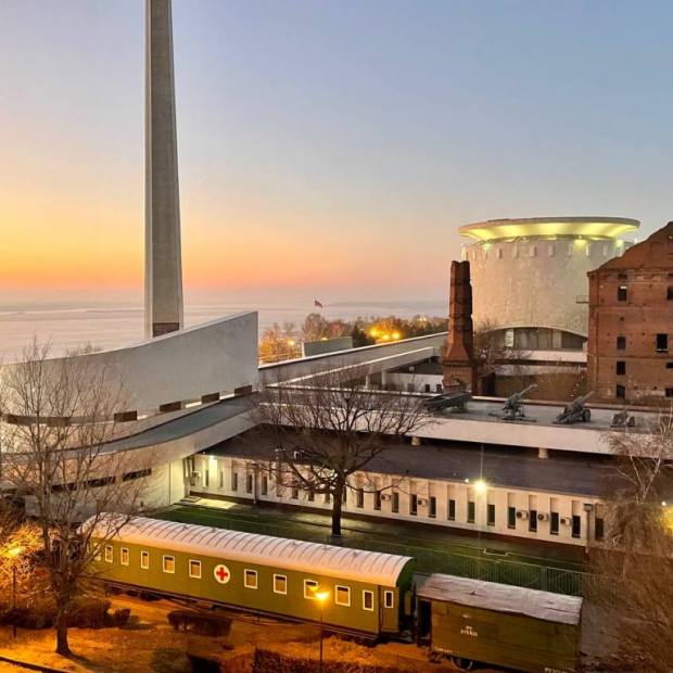 Фотографии квартиры 
            Апартаменты Лофт с видом на музей-Панораму и Волгу