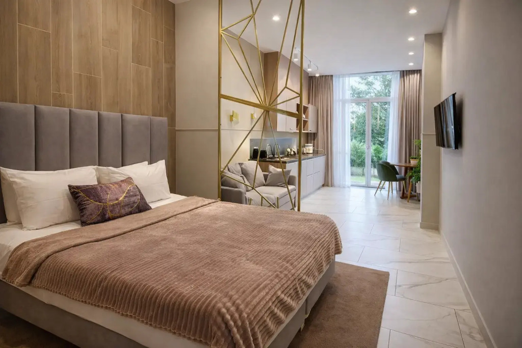 Фотография квартиры Апартаменты Мемфис Апарт с видом на Навагинскую