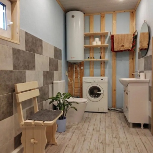 Фотография Коттеджа Частный дом Дом на горе с камином и сауной