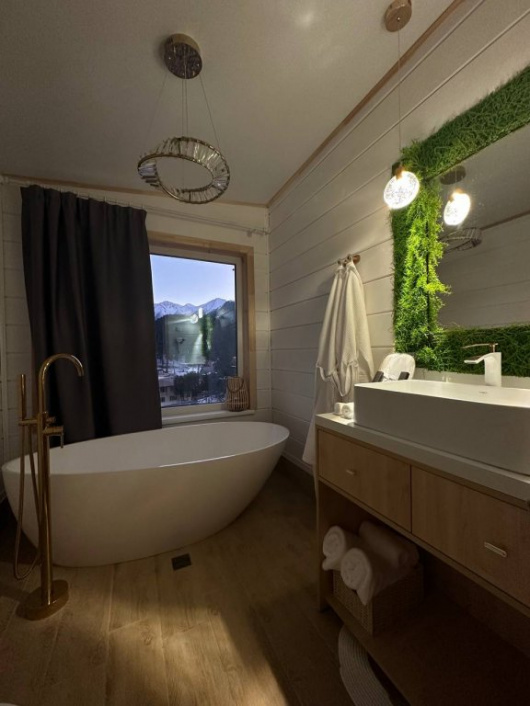 Фотографии Коттеджа
Шале Ривьера Премиум Архыз