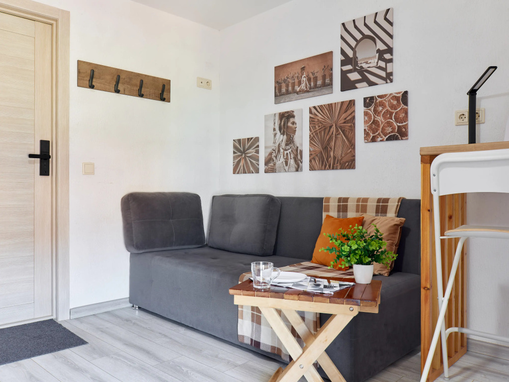 Фотография квартиры Апартаменты Rush in Apart в Центре. Бесконтактное Заселение Своя парковка ЖД Вокзал в 10 Минутах Пешком